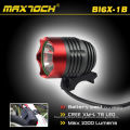 Maxtoch BI6X-1B 1000 Lumens XML T6 4 * 18650 Pacote LEVOU Bicicleta de Alumínio Luz Traseira